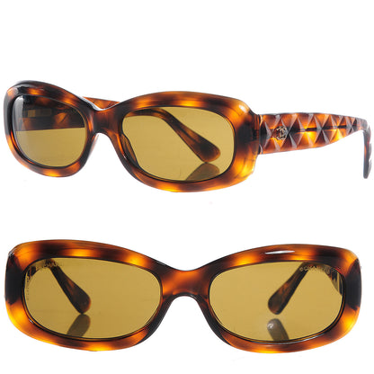 Chanel Tortoise Quilted Sunglasses 5094 1 of 5