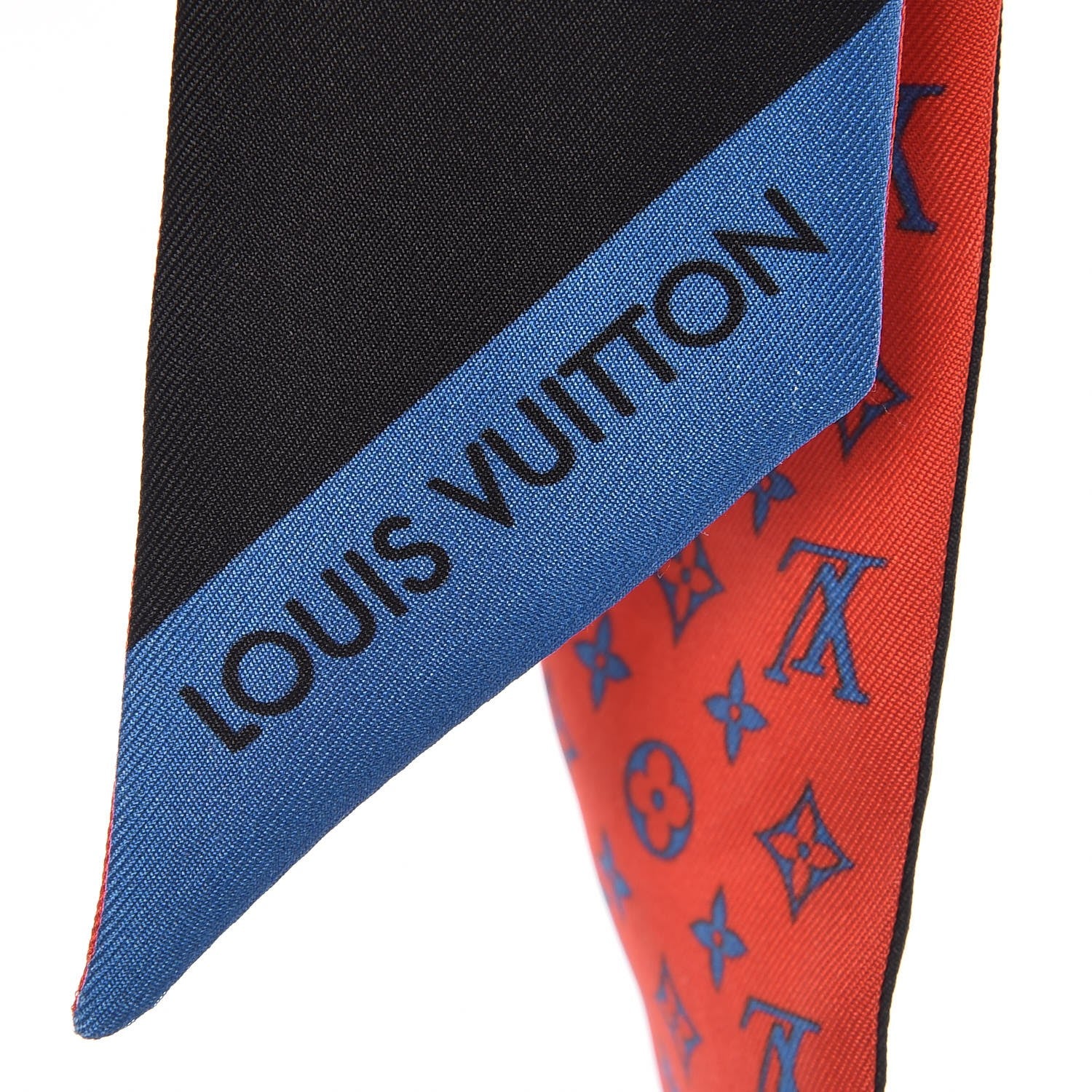 Louis Vuitton Silk Monogram World Tour Stickers BB Bandeau Rouge 3 of 6