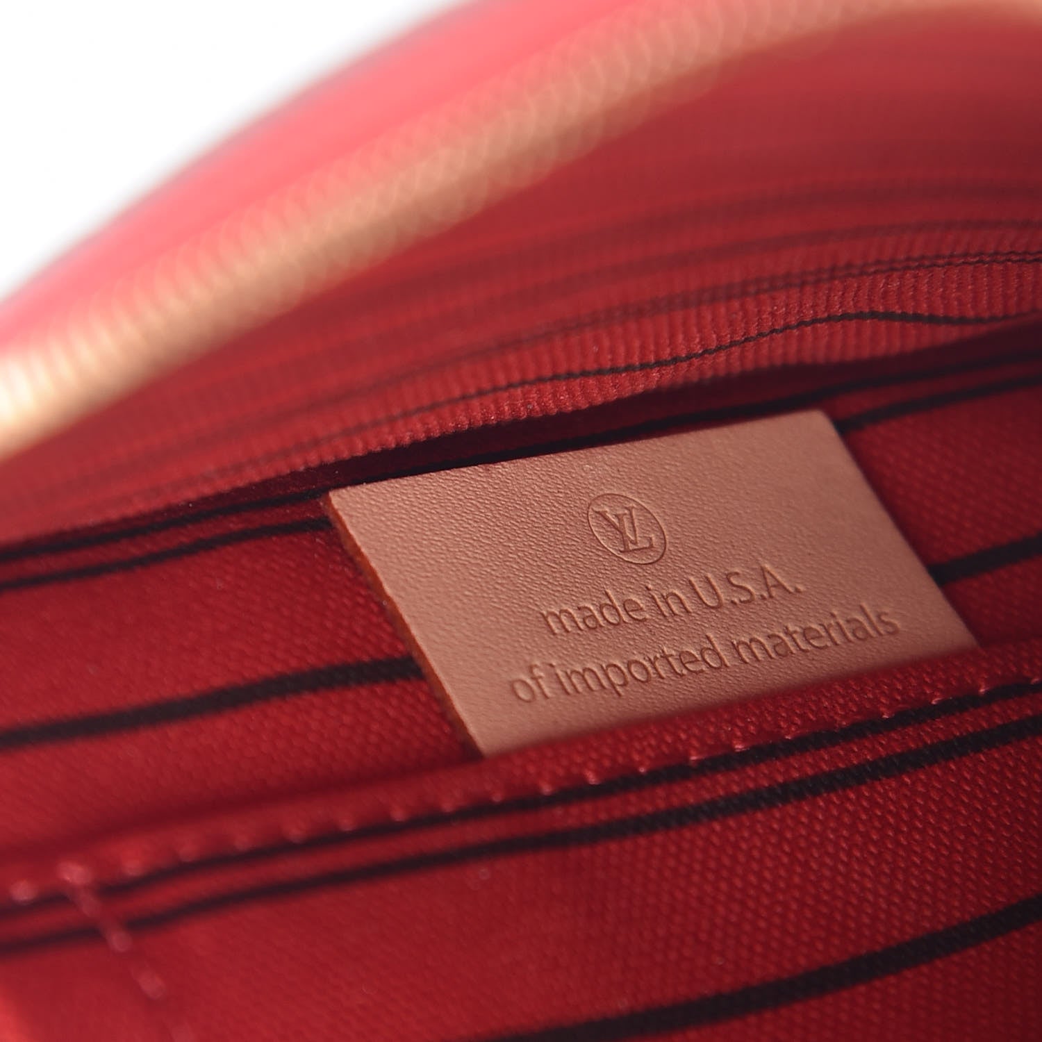 Louis Vuitton Monogram Neverfull MM GM Pochette Cherry 7 of 8