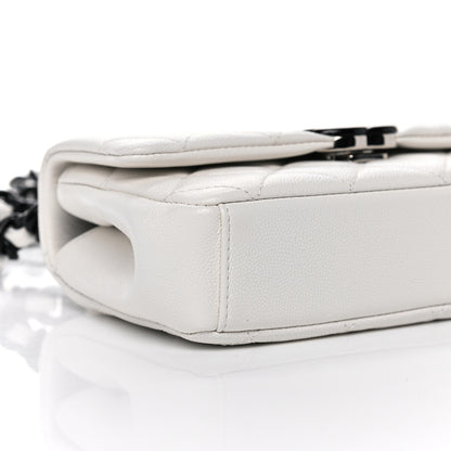 Chanel Caviar Quilted My Everything Small Flap White Black 7 of 9