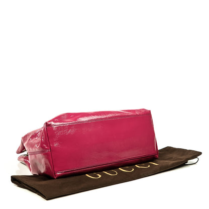 Gucci Vernice Naplack Medium Soho Chain Shoulder Bag Bright Bouganville 4 of 7