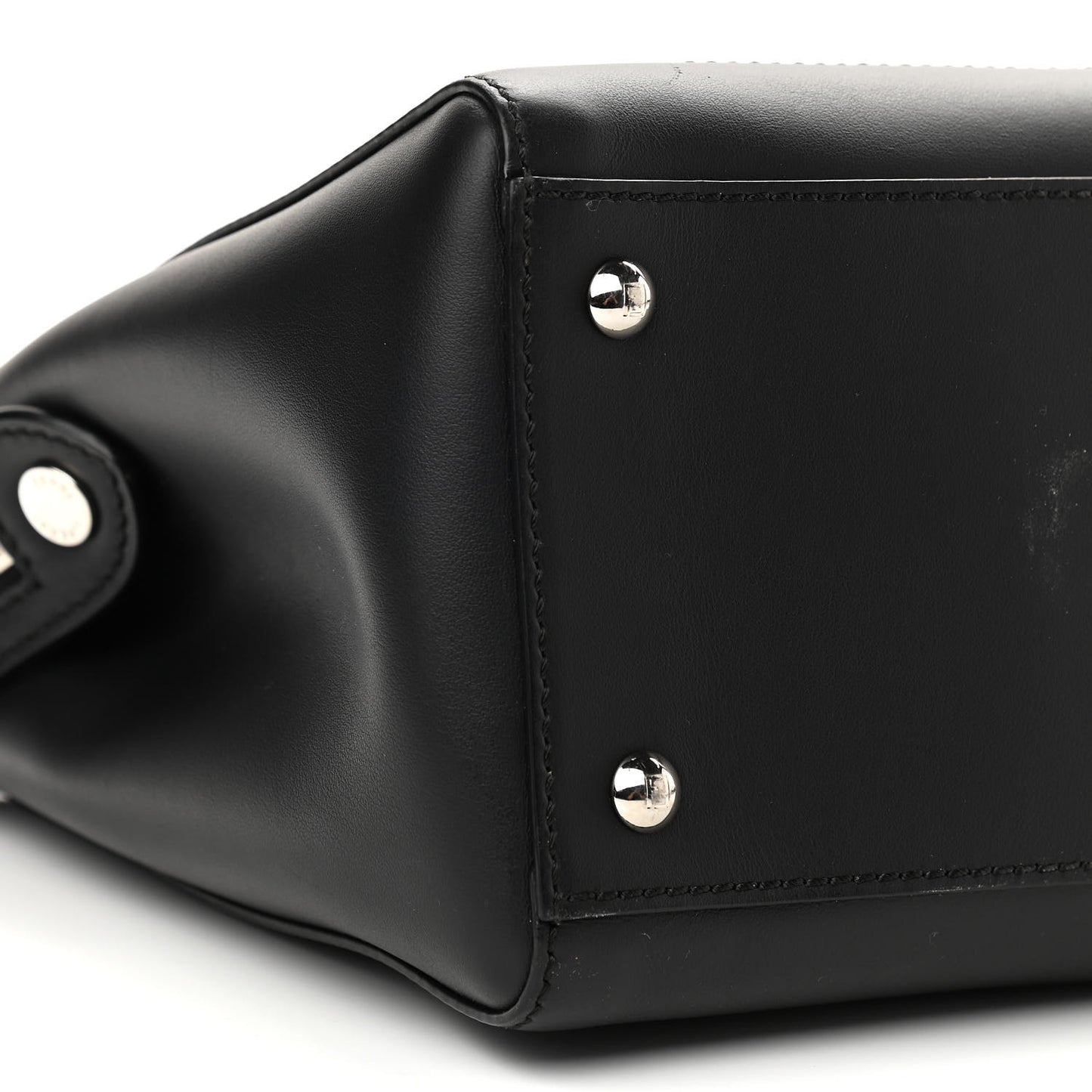 Vitello Baltico Dolce DotCom Satchel Black Blue Royal