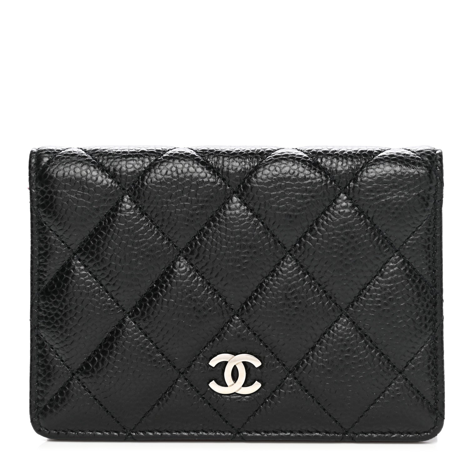 Chanel Caviar Quilted Bi-Fold Wallet Black 1 of 9