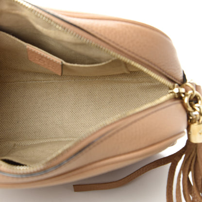 Gucci Pebbled Calfskin Small Soho Disco Bag Camelia 5 of 12