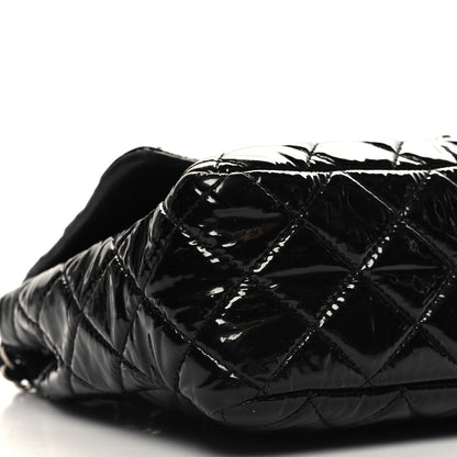 Chanel Patent Quilted Jumbo Single Flap Black 9 of 11