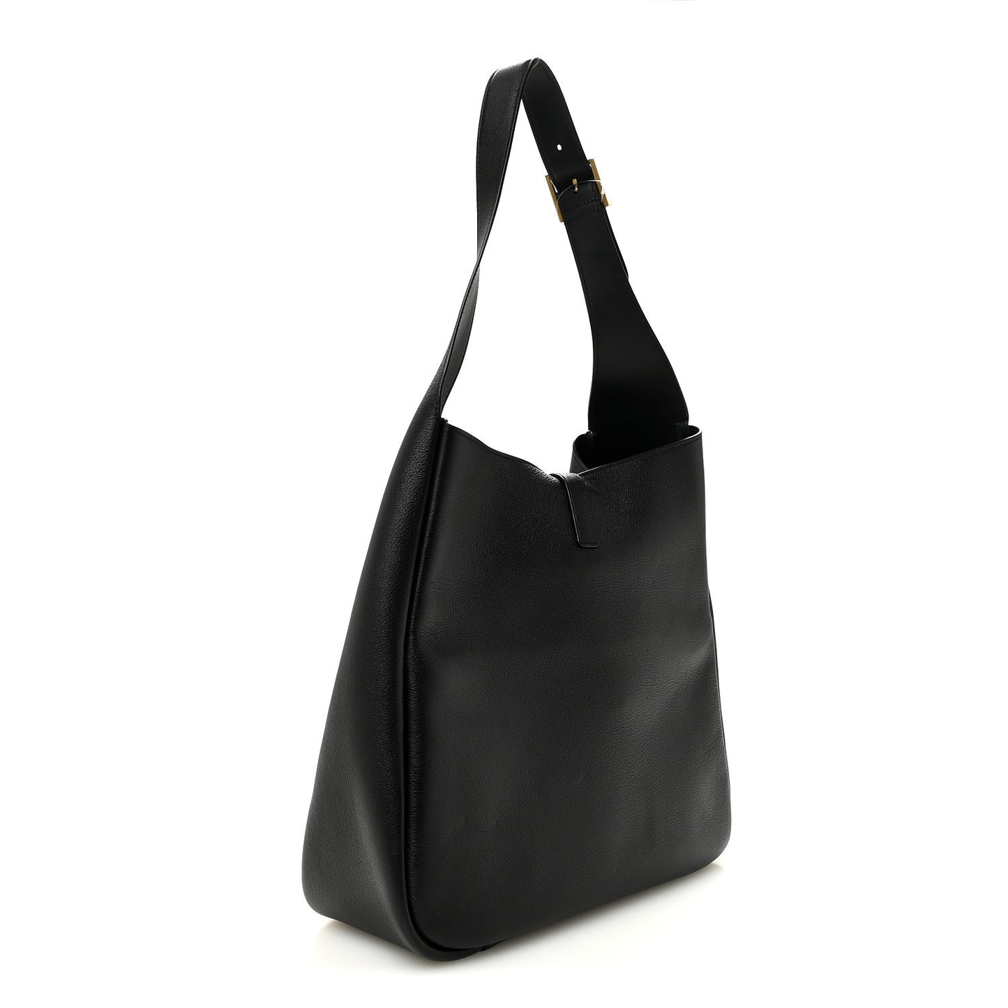 Supple Calfskin Large Le 5 A 7 Soft Hobo  Black
