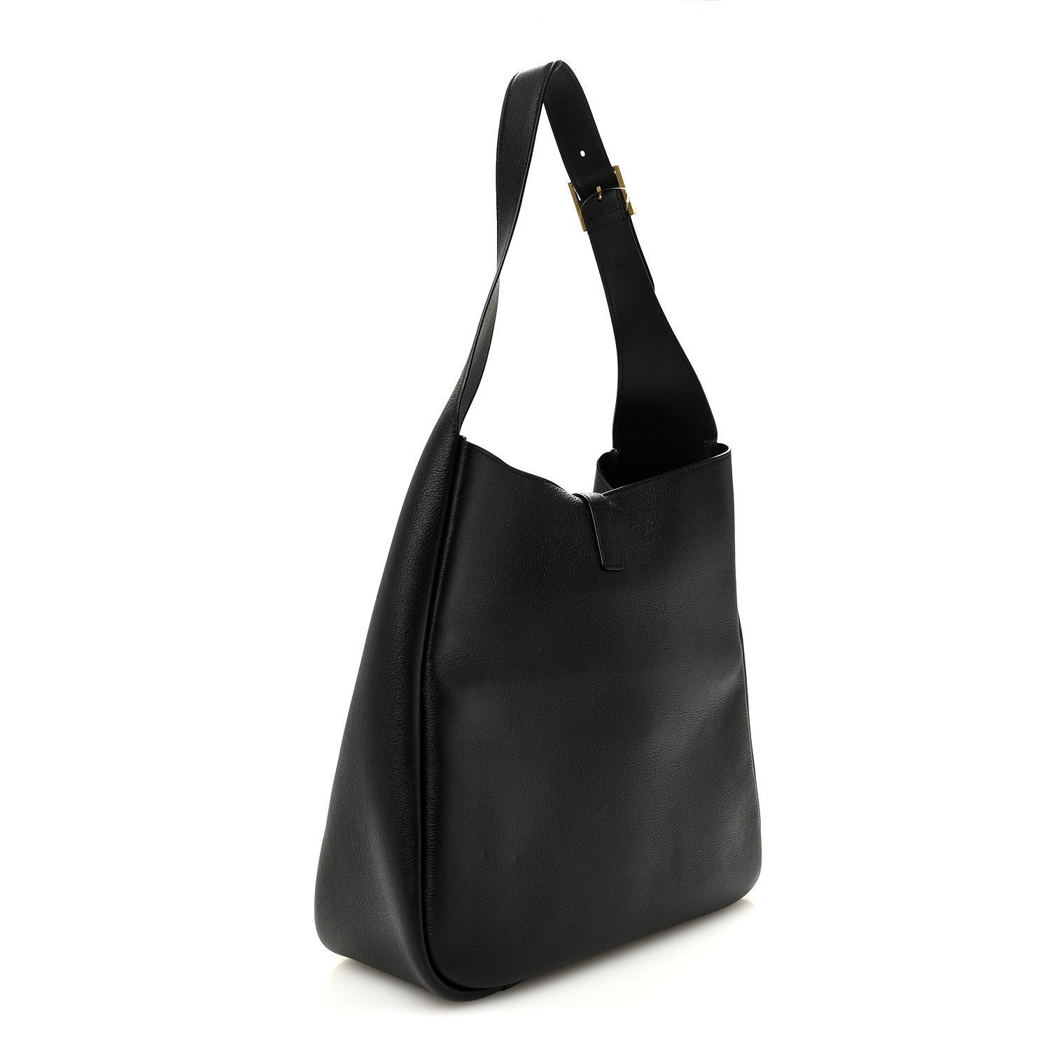 Saint Laurent Supple Calfskin Large Le 5 A 7 Soft Hobo  Black 3 of 9