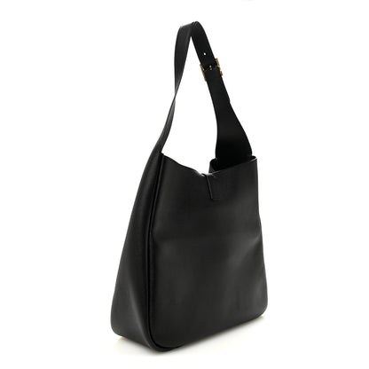 Saint Laurent Supple Calfskin Large Le 5 A 7 Soft Hobo  Black 3 of 9