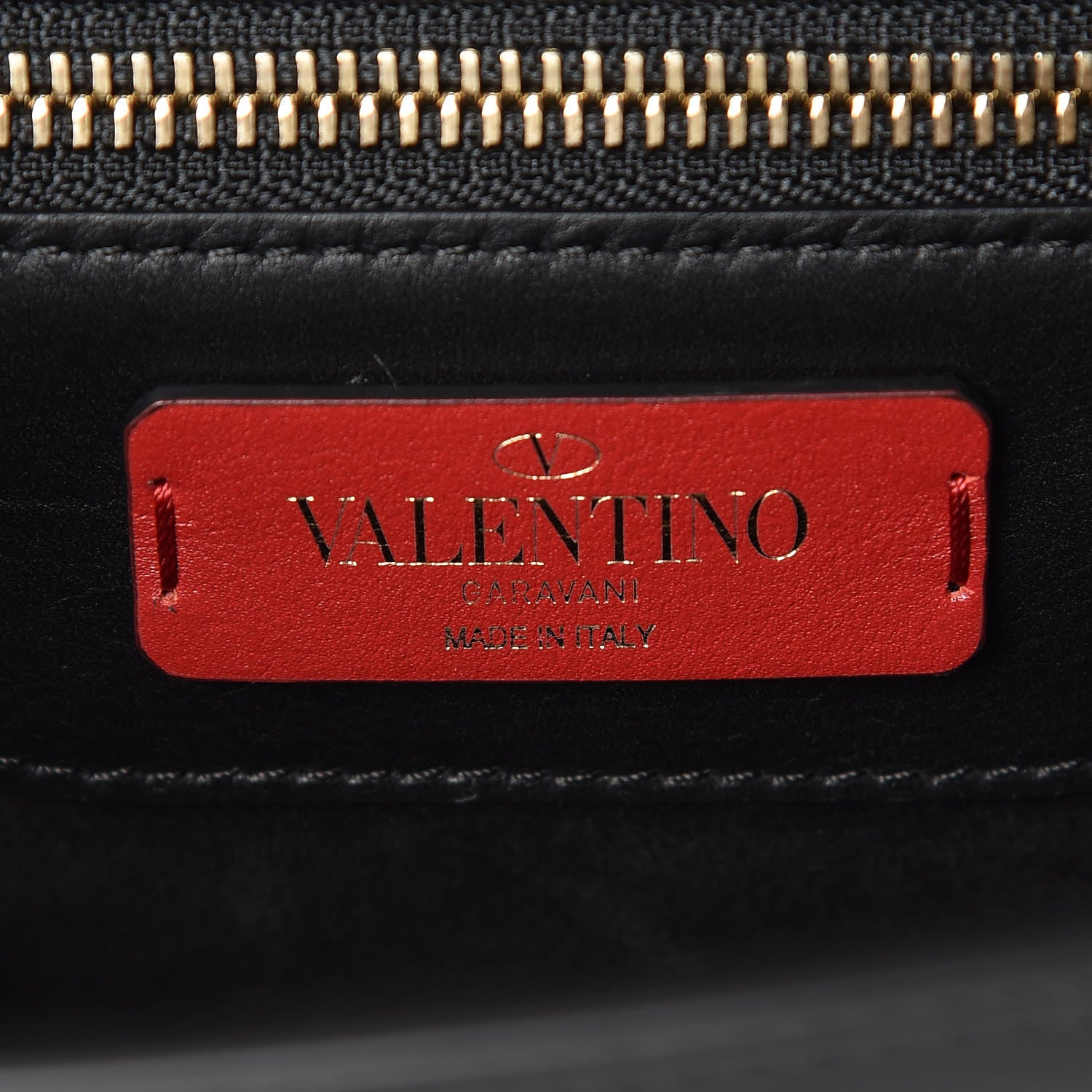 Valentino Garavani Calfskin Groumette Medium Rockstud Demilune Shoulder Bag Black 8 of 8