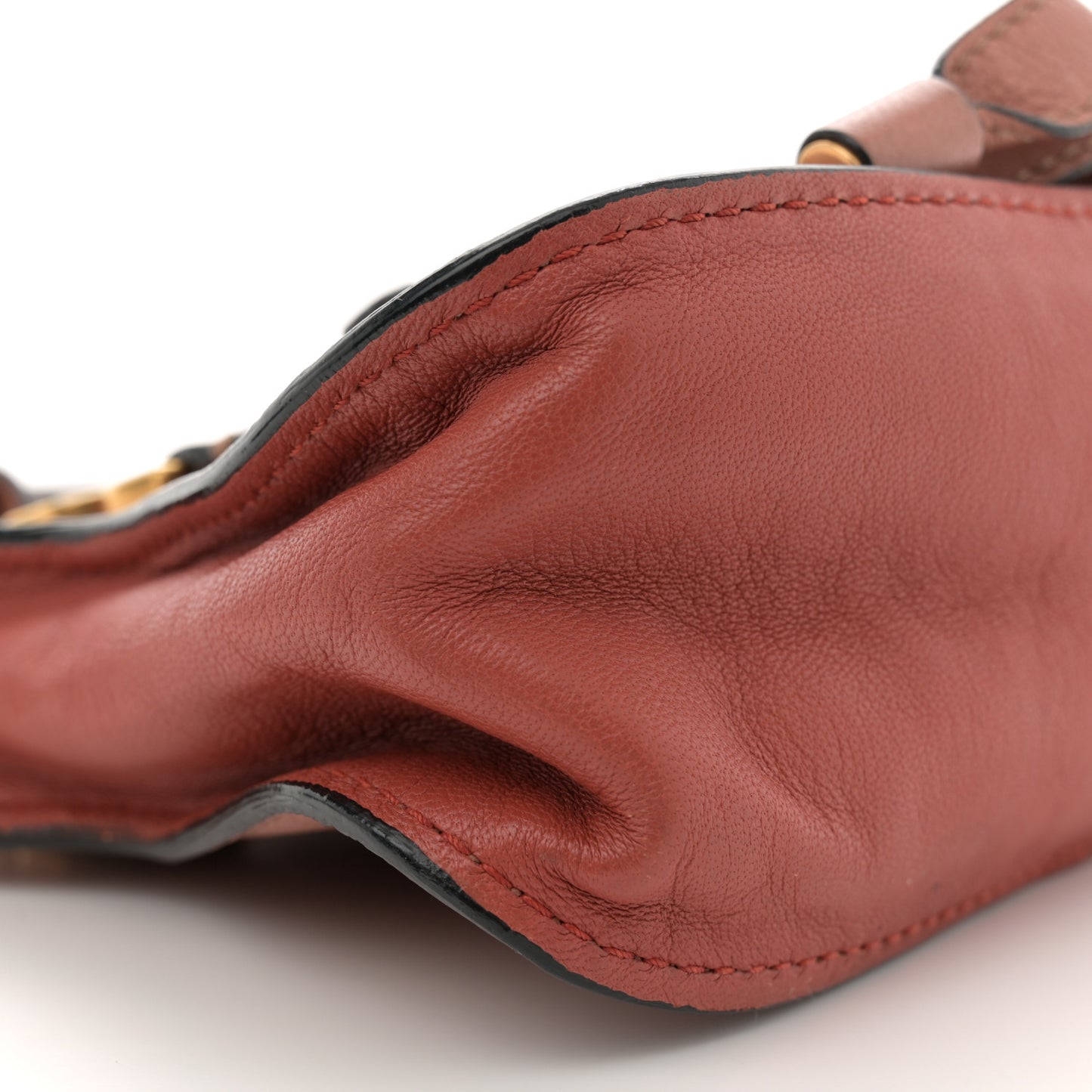 Calfskin Mini Marcie Satchel Clay