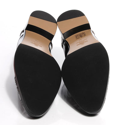 Valentino Garavani Patent Lace Art Oxfords 40 Black 5 of 7