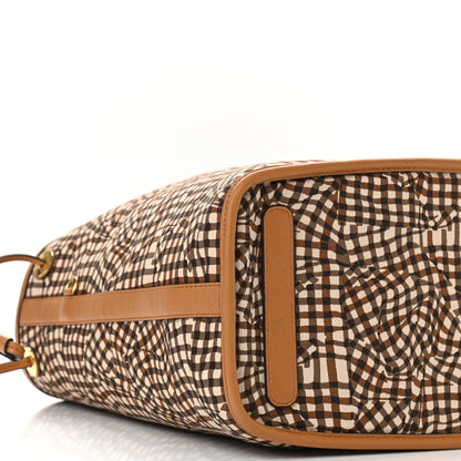 MCM Visetos Medium Project Reversible Shopper Tote Cognac 13 of 15