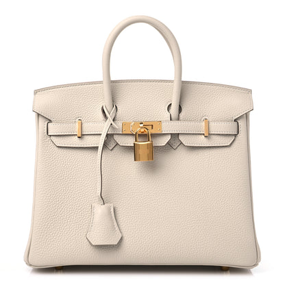 Hermes Togo Birkin 25 Craie 1 of 9