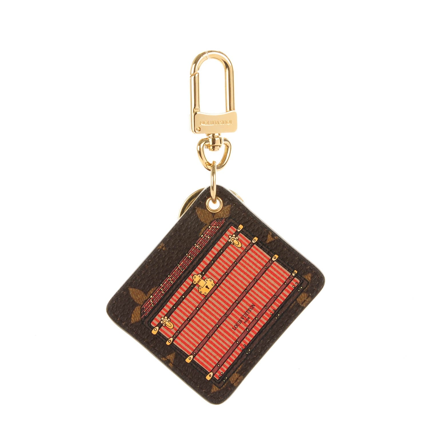 Louis Vuitton Monogram Illustre Trunk Key Holder Bordeaux 1 of 4