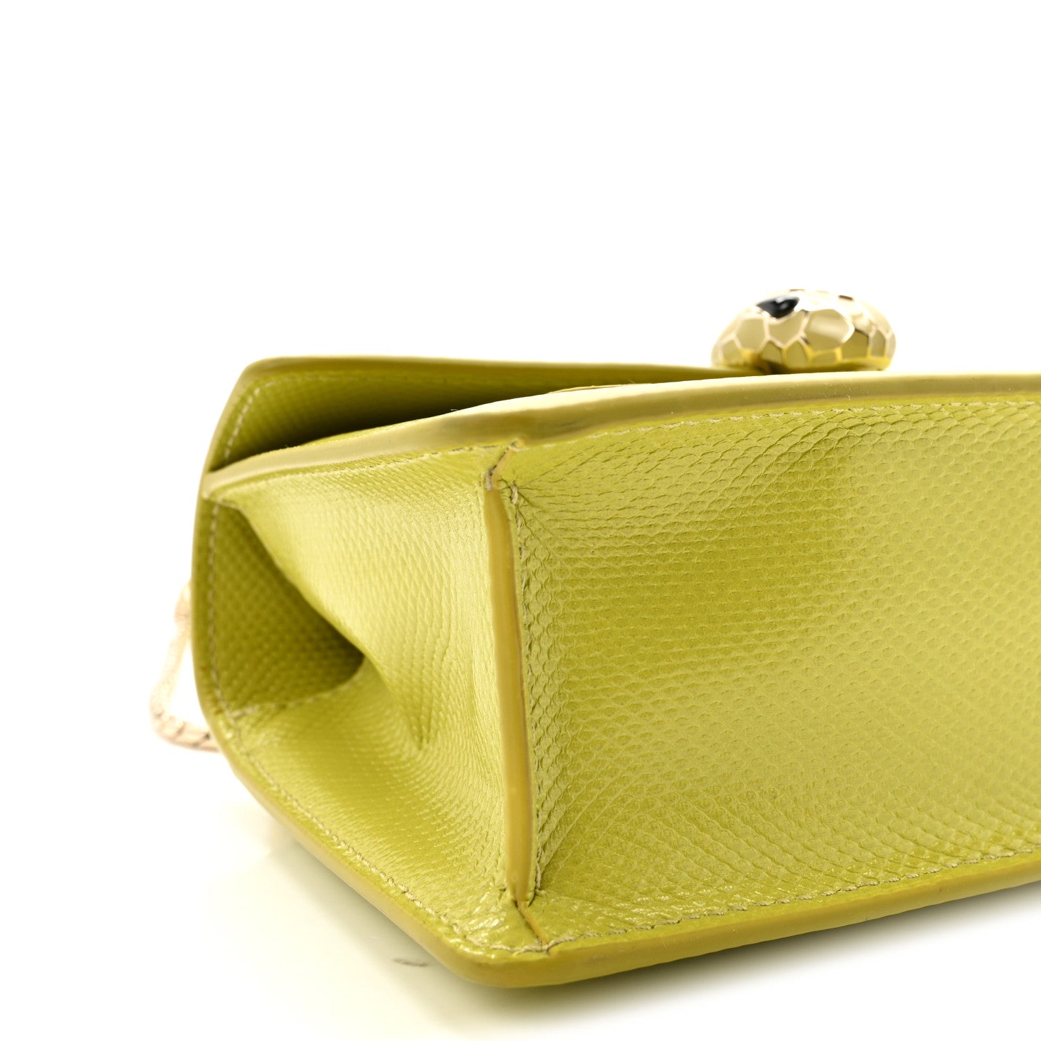 Bulgari Shiny Karung Serpenti Forever Small Top Handle Linden Peridot 8 of 9