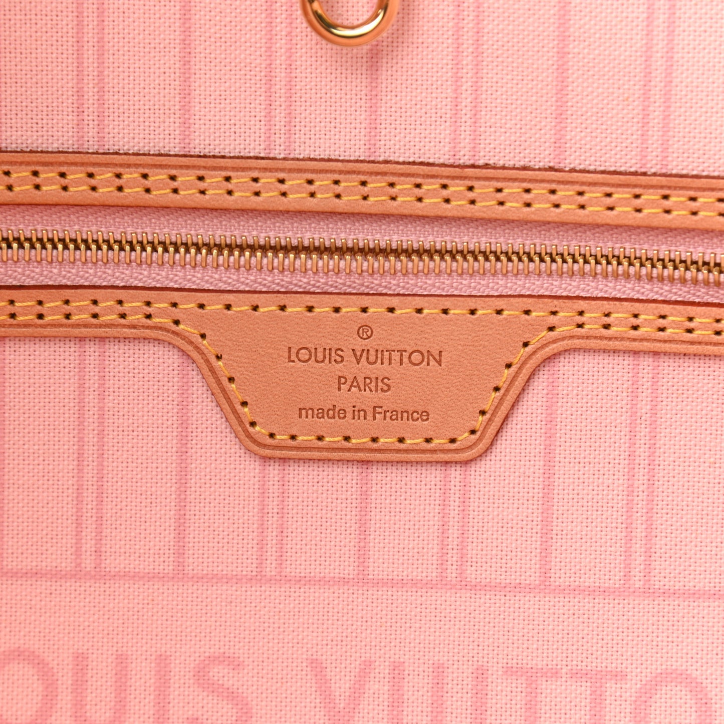 Damier Azur Neo Neverfull MM Rose Ballerine
