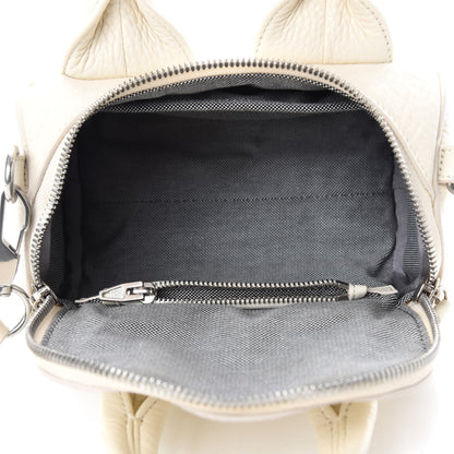 Alexander Wang Pebbled Lambskin Mini Rockie Bone Rhodium Hardware 5 of 10