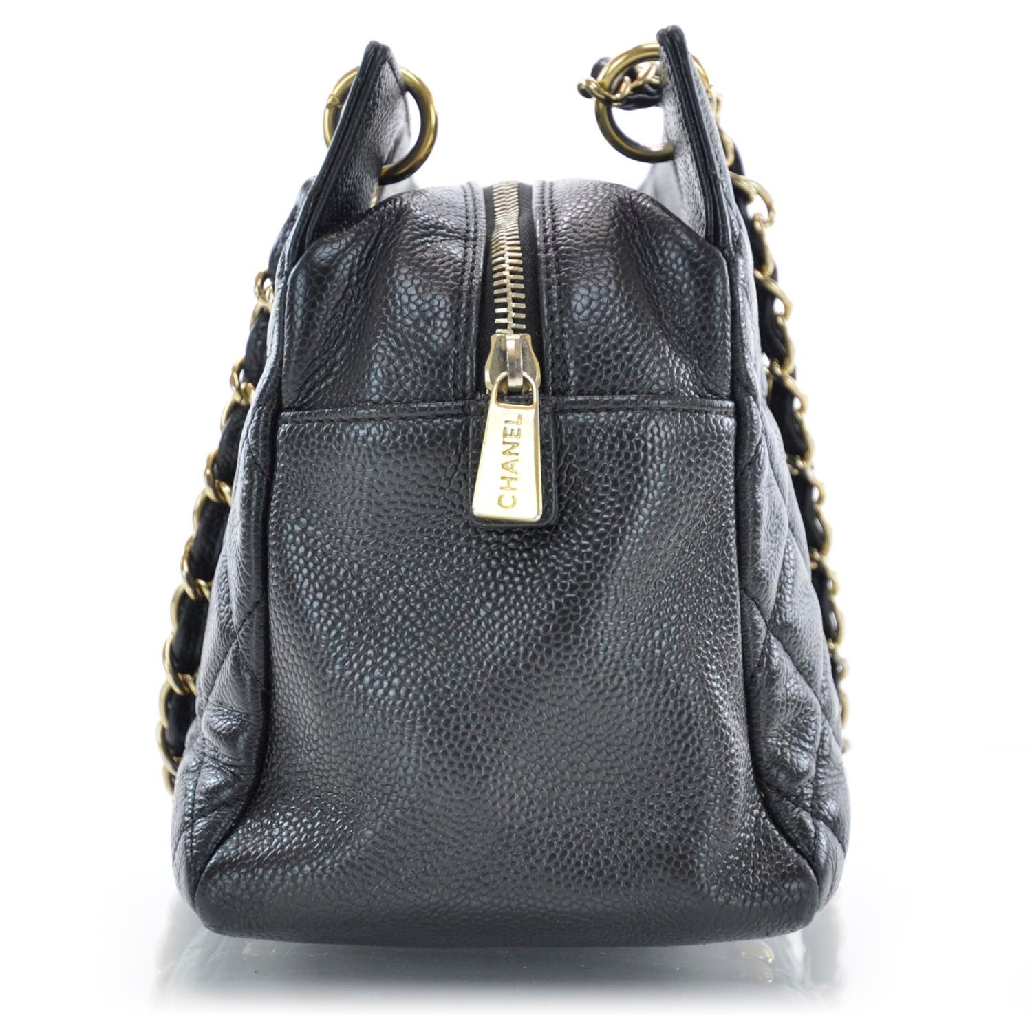 Chanel Caviar Quilted Petit Timeless Tote PTT Black 4 of 9