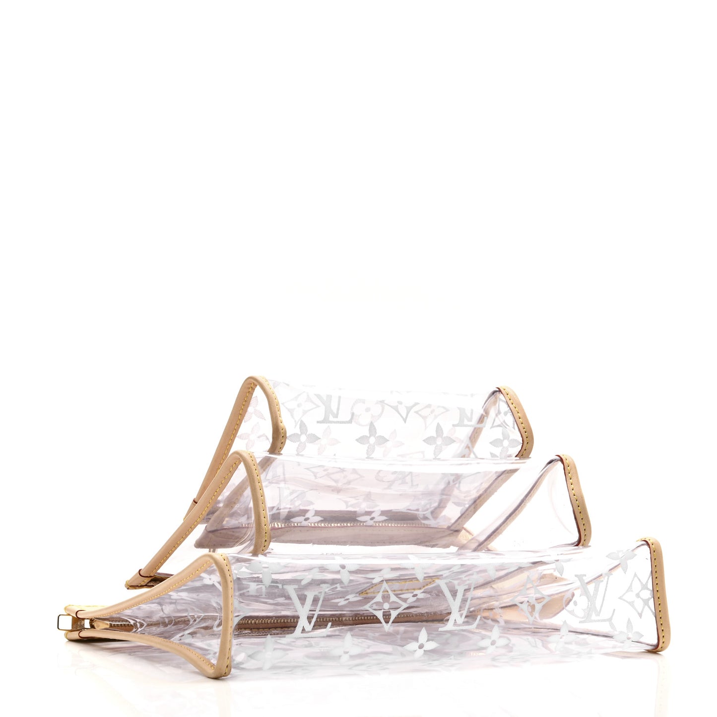 PVC Monogram Trio Poche Toilette