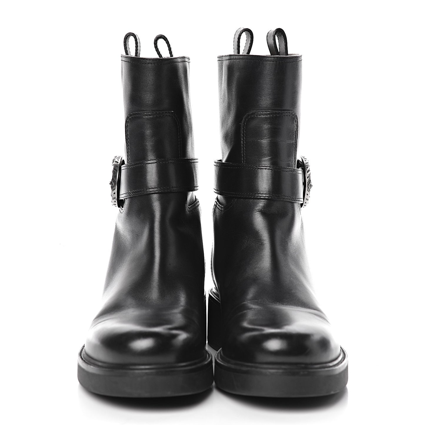 Calfskin Dionysus Lifford Short Boots 38.5 Black