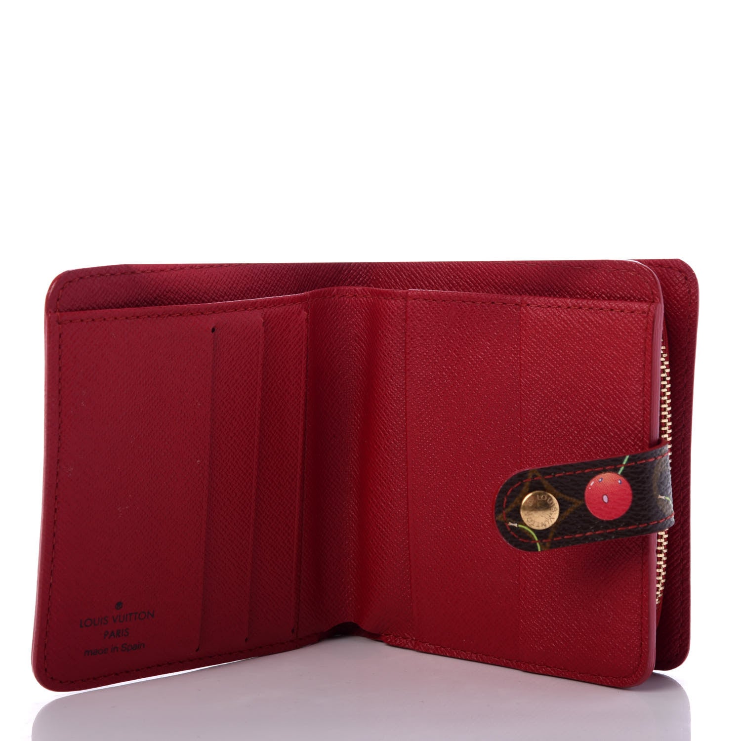 Louis Vuitton Monogram Cerises Compact Zippe Wallet 5 of 6