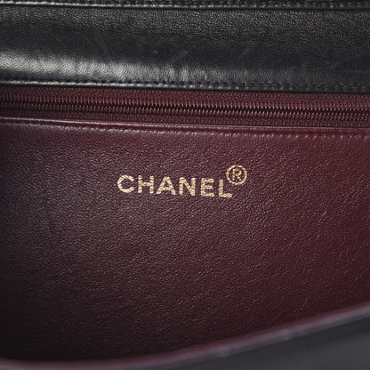 Chanel Lambskin Quilted Small Single Flap Bag Black 5 of 9