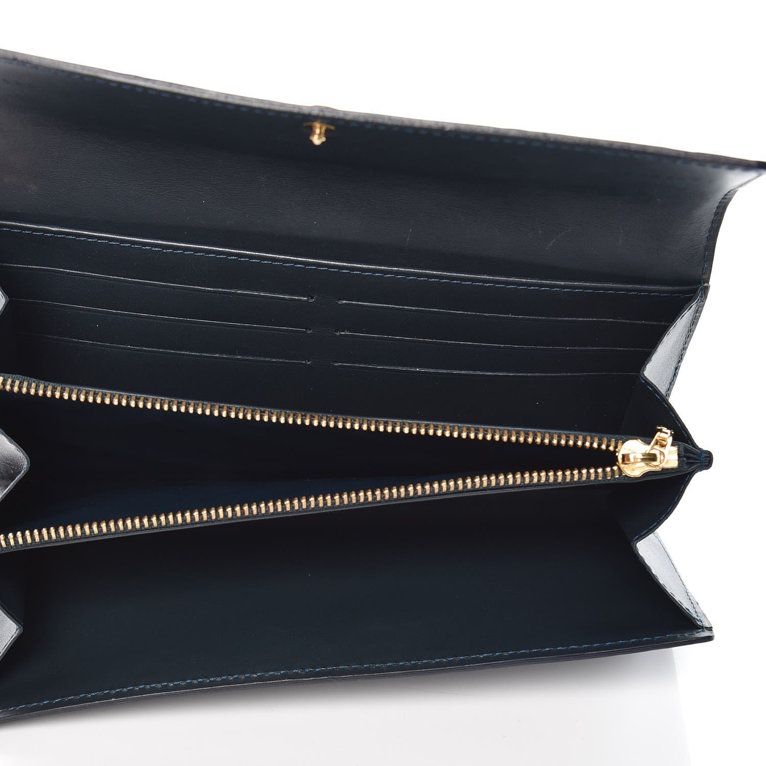 Louis Vuitton Vernis Sarah Wallet Blue Nuit 5 of 8