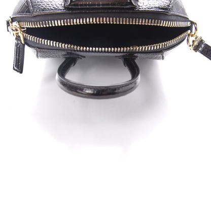 Givenchy Calfskin Crocodile Embossed Mini Antigona Black 5 of 10