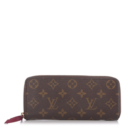 Louis Vuitton Monogram Clemence Wallet Fuchsia 1 of 9