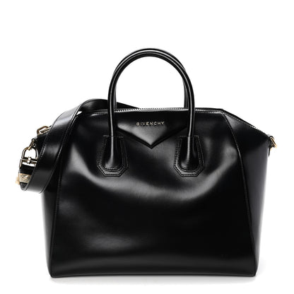 Givenchy Shiny Lord Calfskin Medium Antigona Black 1 of 10