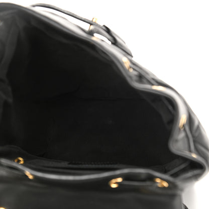 Chanel Calfskin Quilted Small Urban Spirit Backpack Black 5 of 10