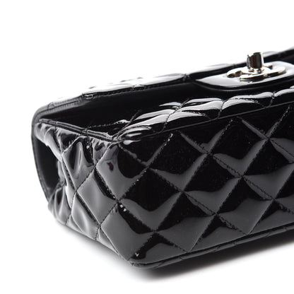Chanel Patent Calfskin Quilted Mini Rectangular Flap Black 6 of 14