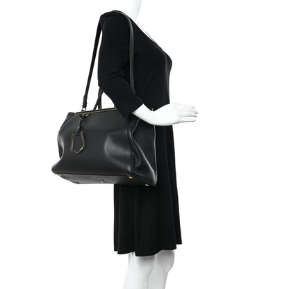 Fendi Vitello Elite Regular 2Jours Tote Black 2 of 10
