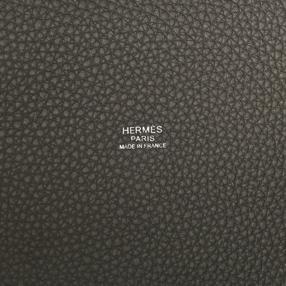 Hermes Taurillon Clemence Picotin Lock 18 PM Gris Meyer 6 of 10