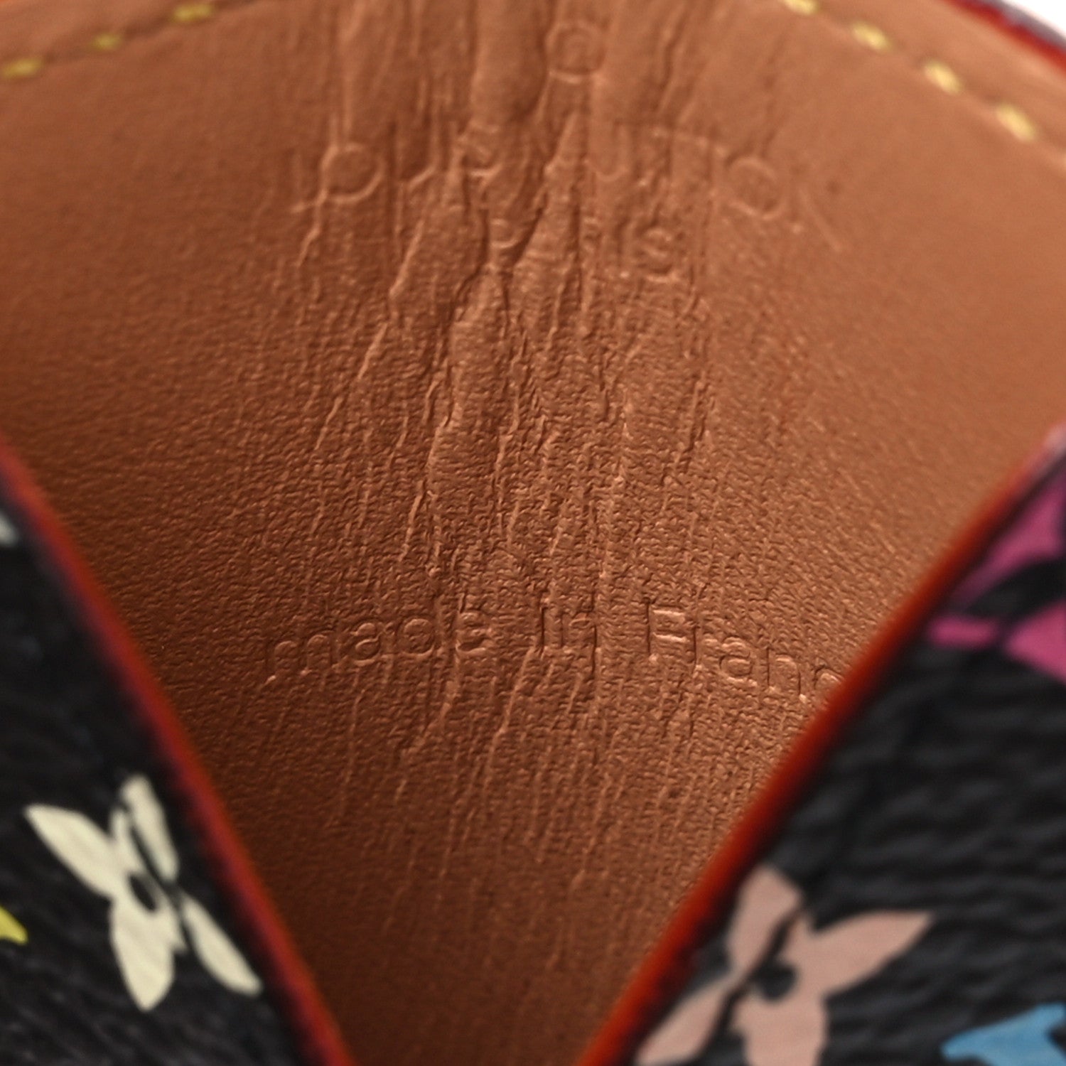 Louis Vuitton Monogram Multicolor Mirror and Case Pouch Black 7 of 10