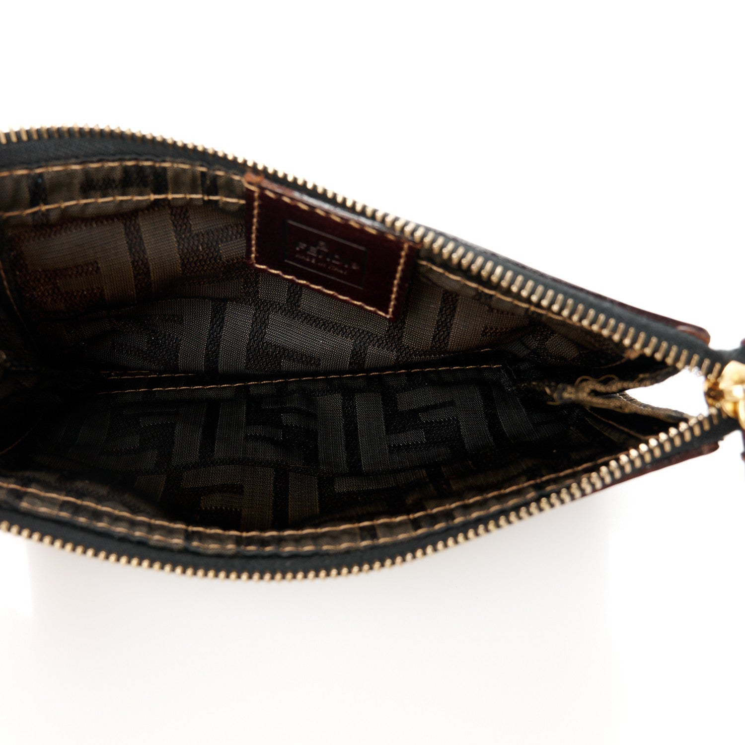 Fendi Zucca Zip Pouch Tobacco 5 of 9