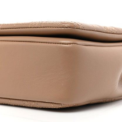 Burberry Lambskin Quilted Small Lola Bag Camel 8 of 11