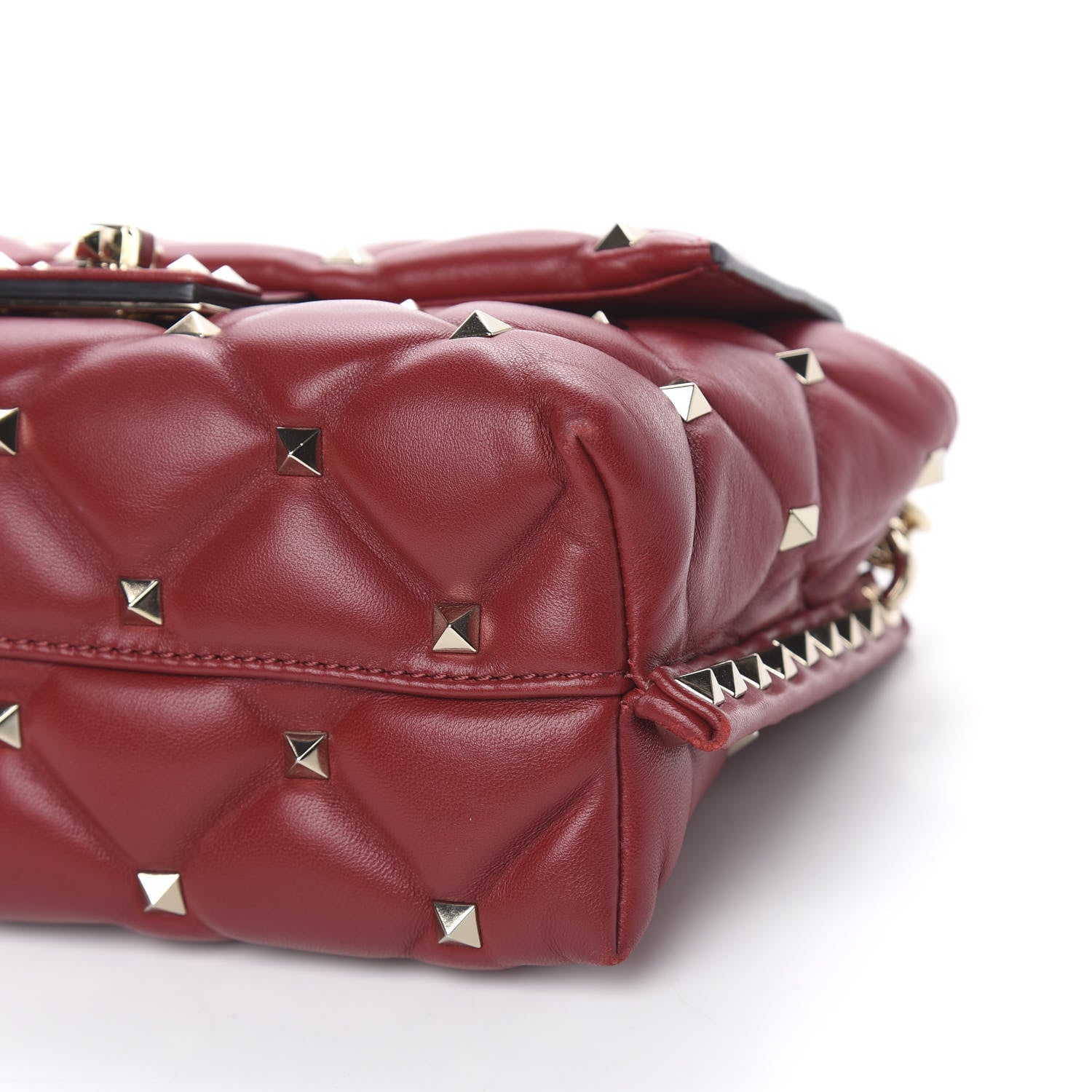 Valentino Garavani Nappa Candystud Crossbody Red 8 of 9