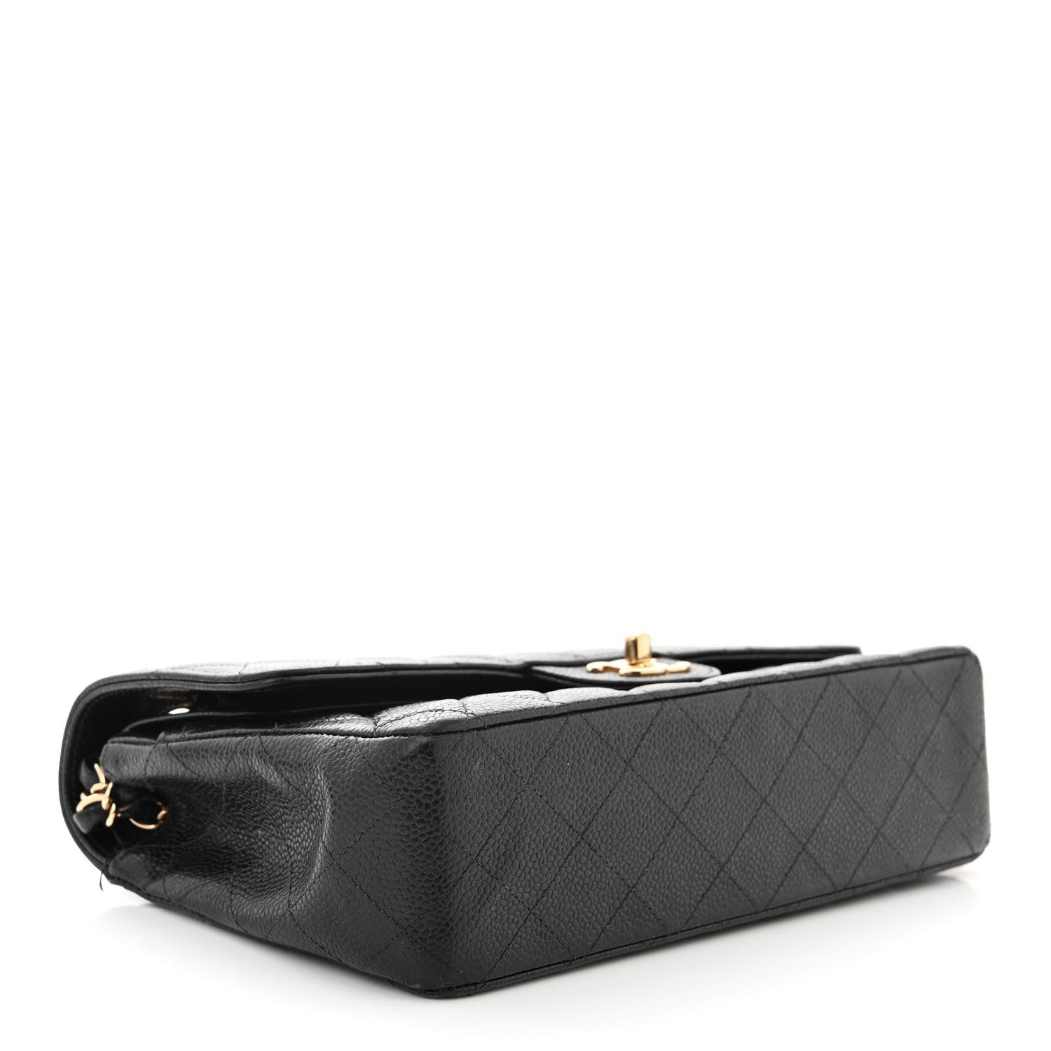 Chanel Caviar Quilted Medium Double Flap Black 4 of 12