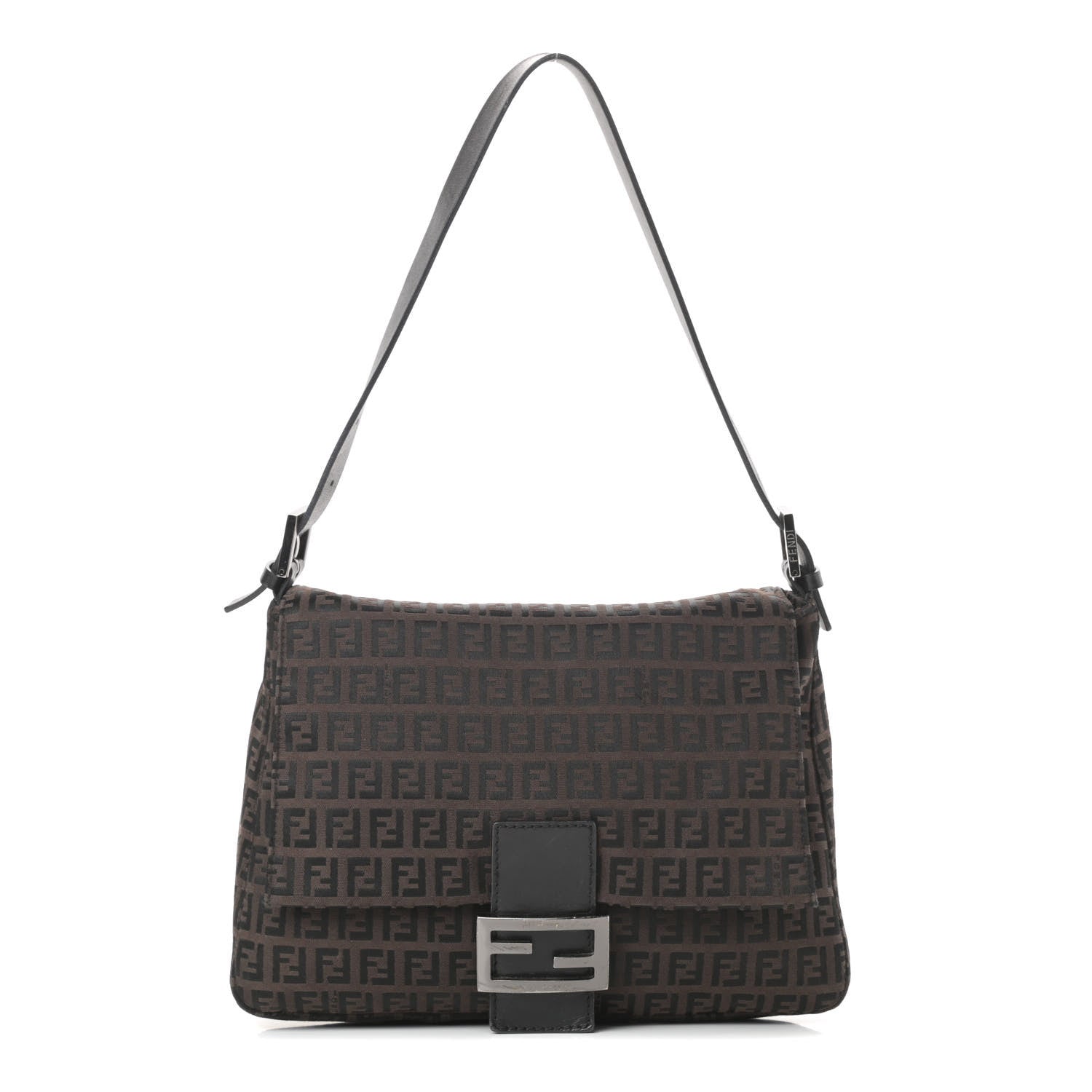 Fendi Zucchino Mama Baguette Brown 1 of 13