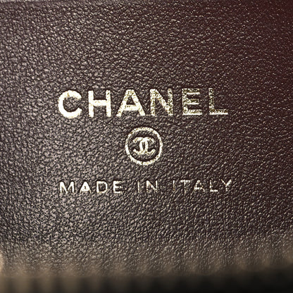 Chanel Caviar Quilted Top Handle Slim Vanity With Chain Black 6 of 11