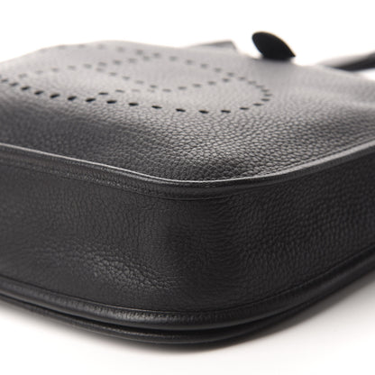 Hermes Taurillon Clemence Evelyne III PM Black 7 of 12