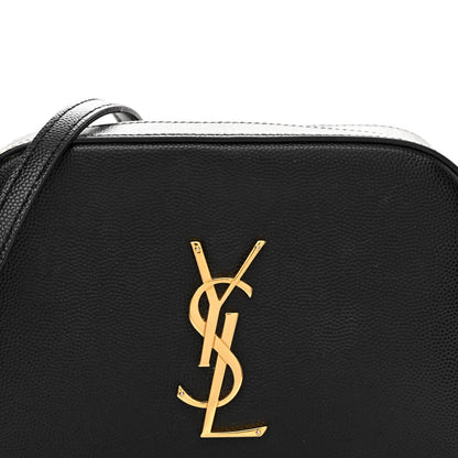 Saint Laurent Grain De Poudre Small Classic Monogram Camera Bag Black 7 of 10