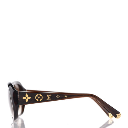 Louis Vuitton Obsession GM Sunglasses Z0459E Brown Glitter 3 of 8