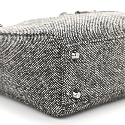 Christian Dior Tweed Mini Lady Dior Black 9 of 10