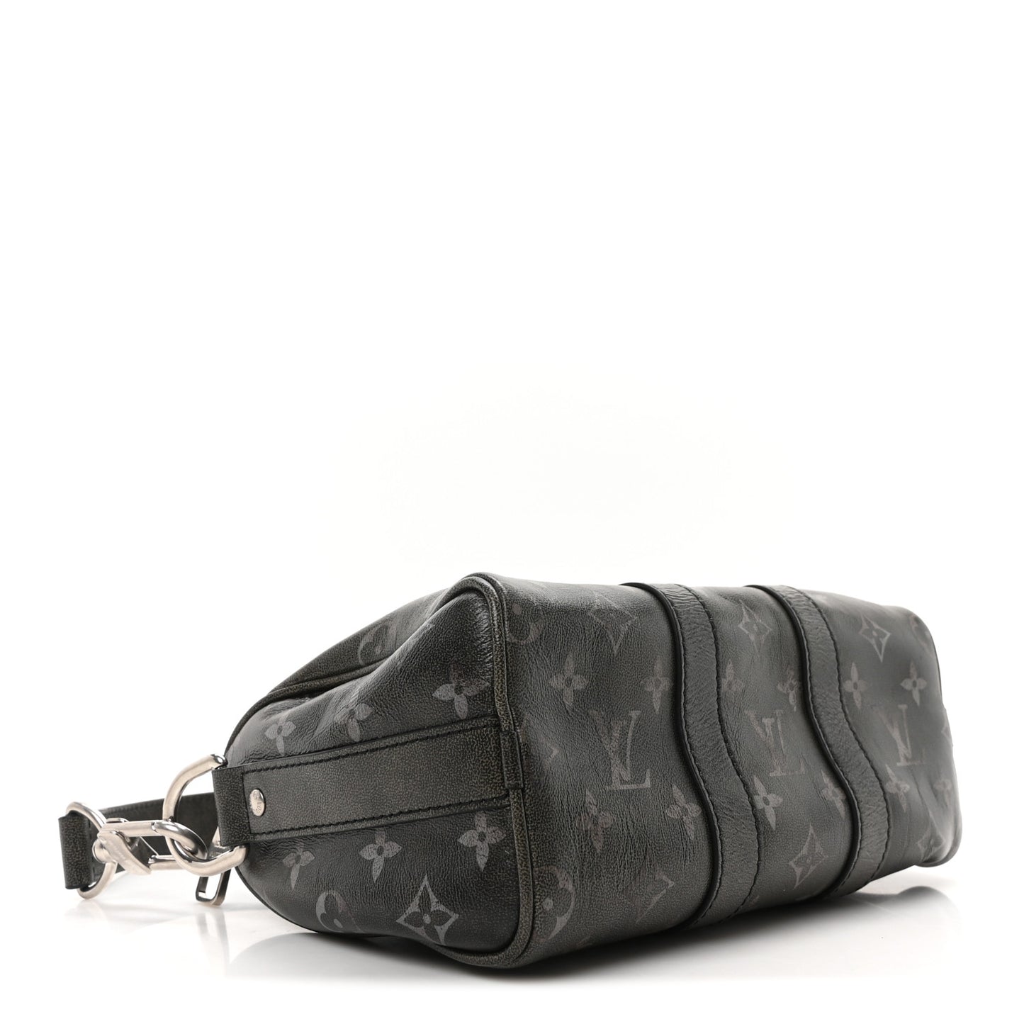 Brushed Monogram Eclipse Keepall Bandouliere 25