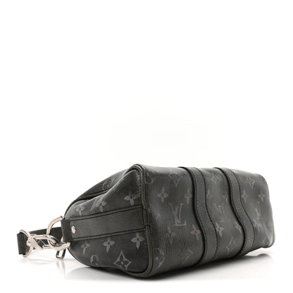 Louis Vuitton Brushed Monogram Eclipse Keepall Bandouliere 25 4 of 9