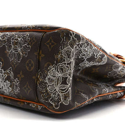 Louis Vuitton Monogram Dentelle Batignolles Horizontal Silver 9 of 16