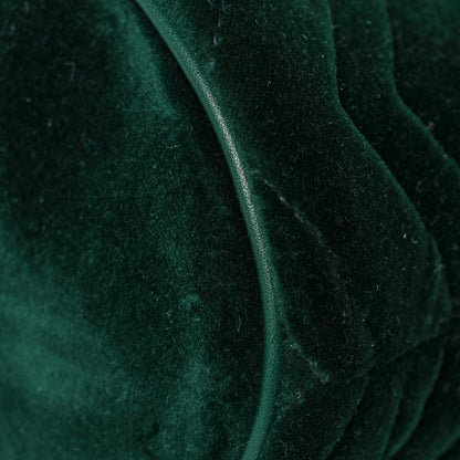 Gucci Velvet Matelasse Mini GG Marmont 2.0 Bucket Bag Dark Green 6 of 12