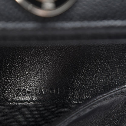 Christian Dior Grained Calfskin Cannage Diorama Elancee Wallet Black 8 of 8